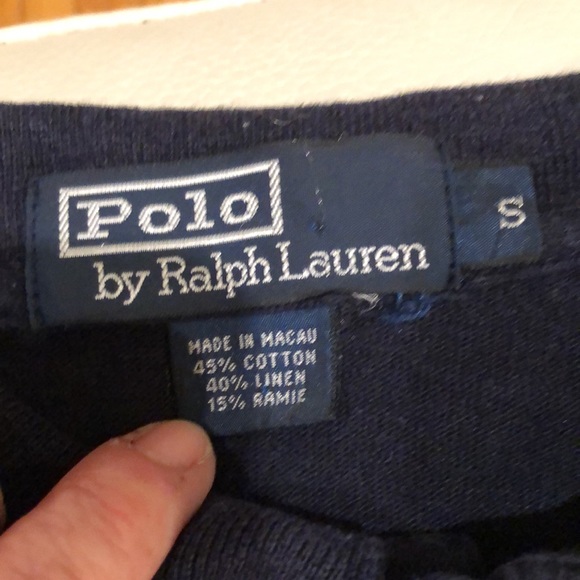 Polo by Ralph Lauren men’s navy shirt sleeve polo shirt - Picture 2 of 6